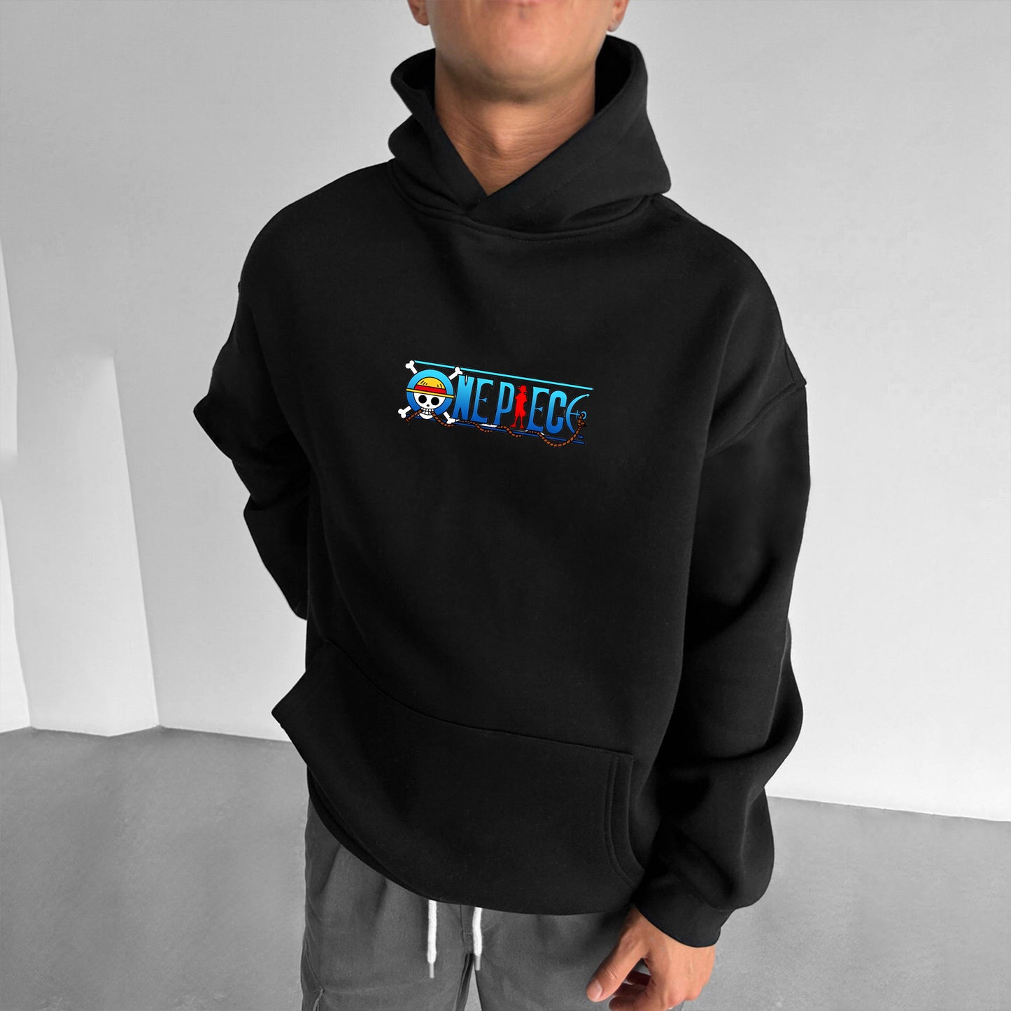 Unisex Oversized Anime Print Hoodie |