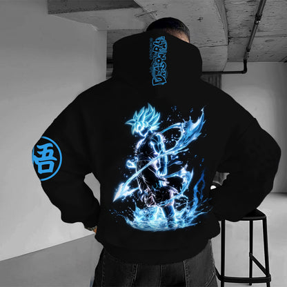 Unisex Anime Graphic Streetwear Vintage Hoodie
