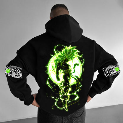 Unisex Anime Graphic Streetwear Vintage Hoodie