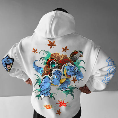 Pokémon Unisex Anime Graphic Streetwear Vintage Hoodie