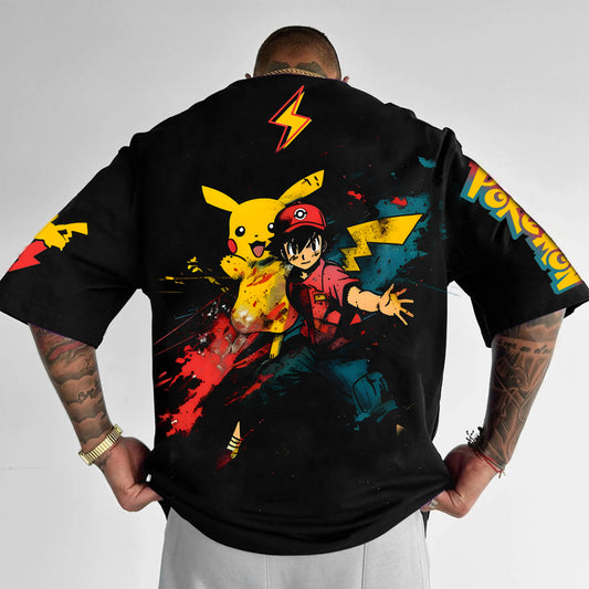 Pokémon Unisex Anime Inspired Vintage T-Shirt