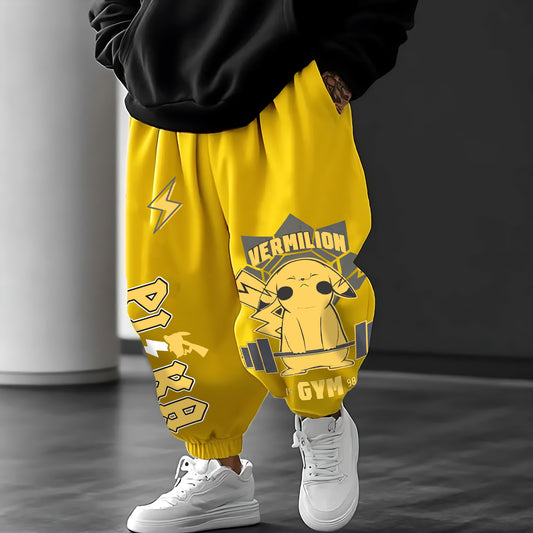 Pokémon Unisex Casual Anime Streetwear Pants