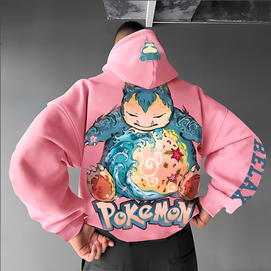 Pokémon Unisex Anime Graphic Streetwear Vintage Hoodie