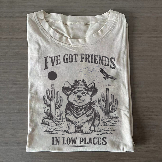 Funny Retro Corgi T-shirt