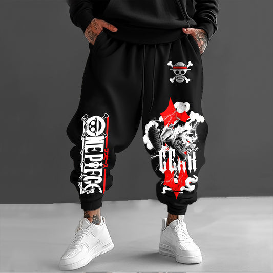 Unisex Anime Inspired Vintage Pants丨