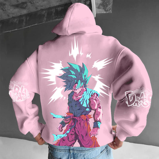 Unisex Anime Graphic Streetwear Vintage Hoodie