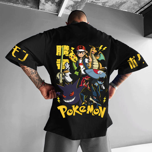 Pokémon Unisex Anime Inspired Vintage T-Shirt