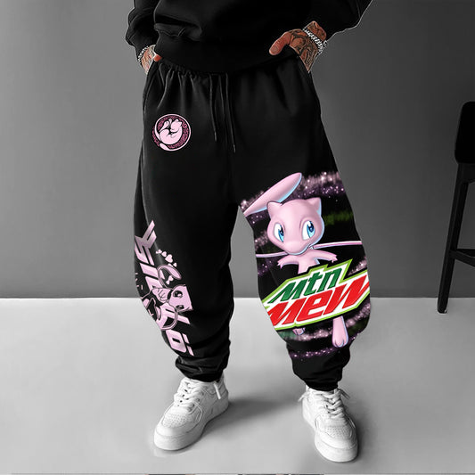 Pokémon Unisex Casual Anime Streetwear Pants