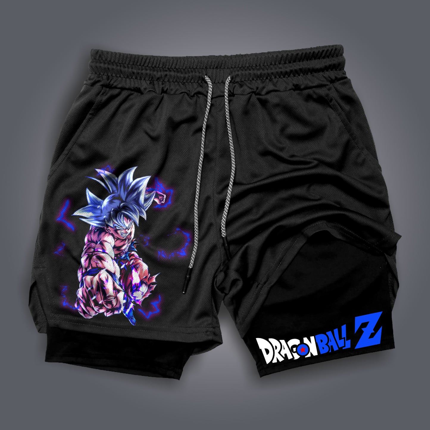 Unisex Anime Print Drawstring   Shorts