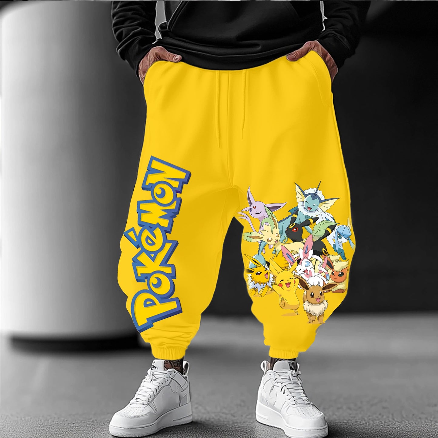 Pokémon Unisex Casual Anime Streetwear Pants