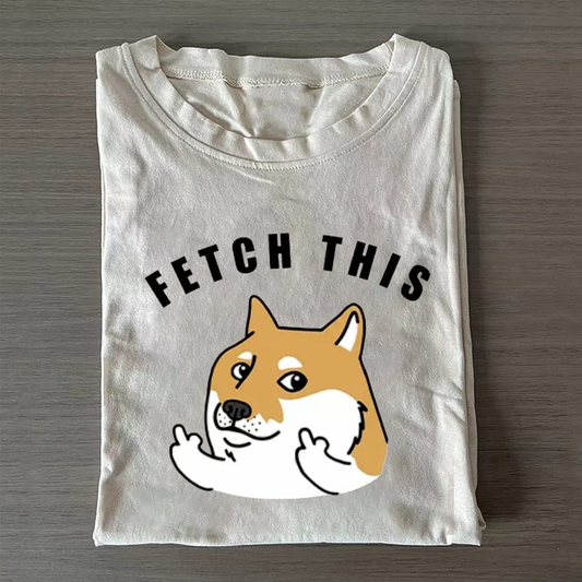 Sassy Shiba Dog With Middle Finger T-shirt