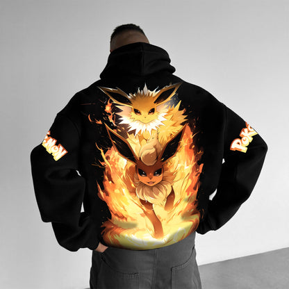 Pokémon Unisex Anime Graphic Streetwear Vintage Hoodie
