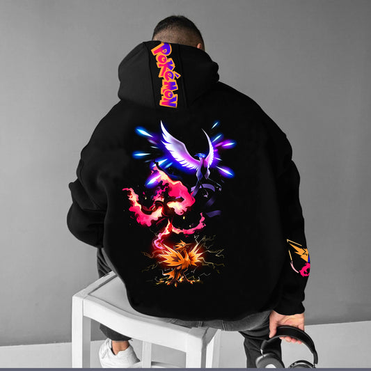 Pokémon Unisex Anime Graphic Streetwear Vintage Hoodie