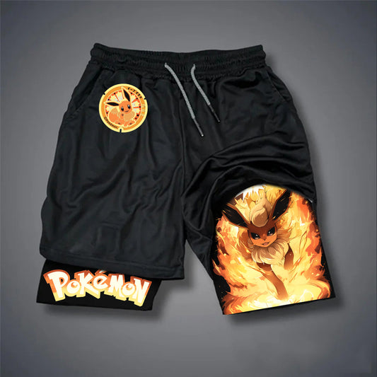 Pokémon Unisex Casual Anime Streetwear Shorts