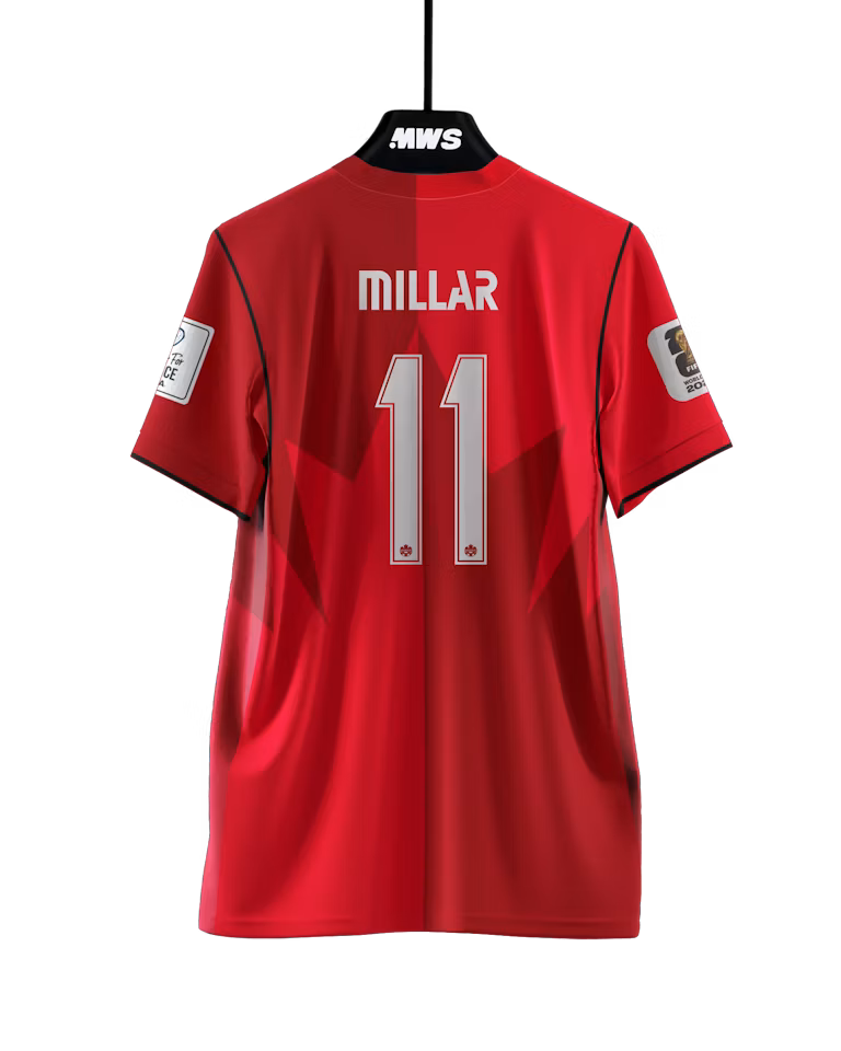 Liam Millar Match-Day Uniforms