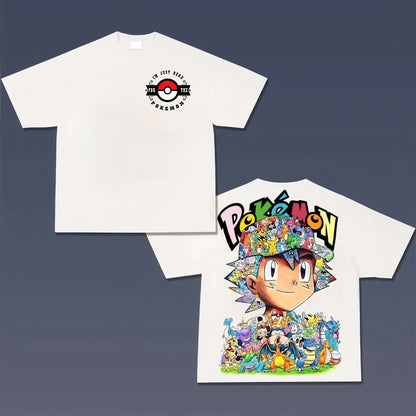 Pokémon Unisex Anime Inspired Vintage T-Shirt