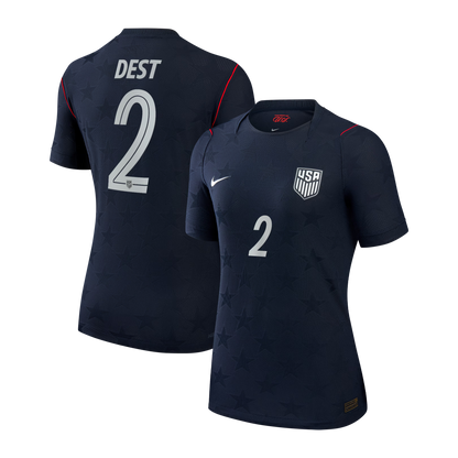 Sergiño Dest USMNT Women's 2026/27 Away Match Jersey - Blue