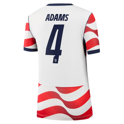 Tyler Adams USMNT Women's 2026 Home Stadium Replica Jersey - White