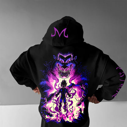 Unisex Anime Print  Casual Oversized Hoodie