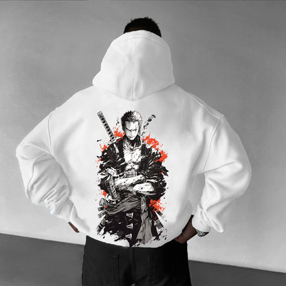 Unisex Oversized Anime Print Hoodie |