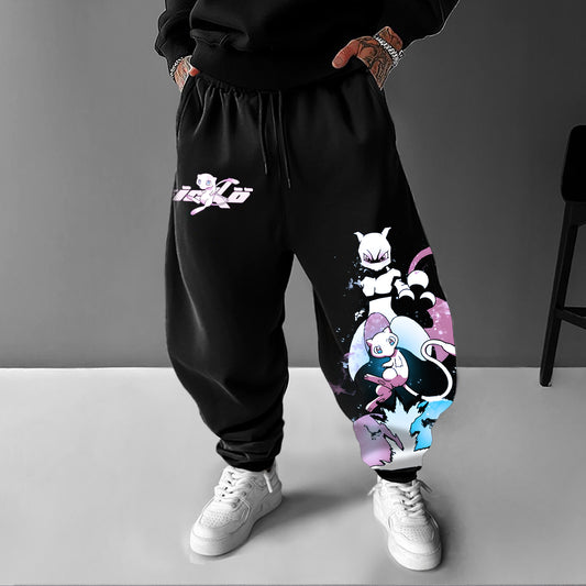 Pokémon Unisex Casual Anime Streetwear Pants