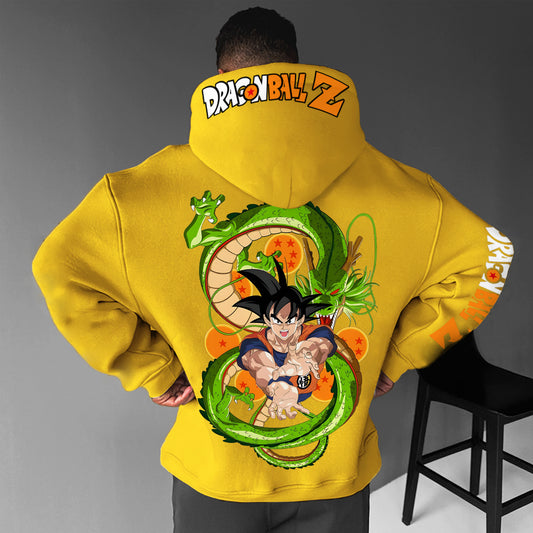 Unisex Anime Print  Casual Oversized Hoodie