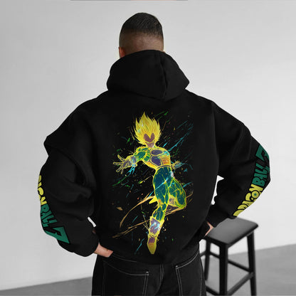 Unisex Anime Print  Casual Oversized Hoodie
