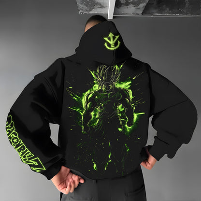 Unisex Anime Print  Casual Oversized Hoodie