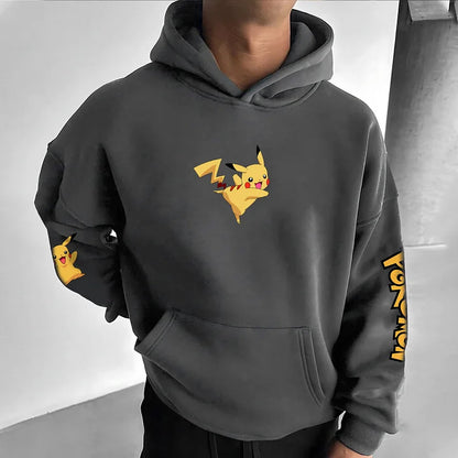 Unisex Anime Graphic Streetwear Vintage Hoodie