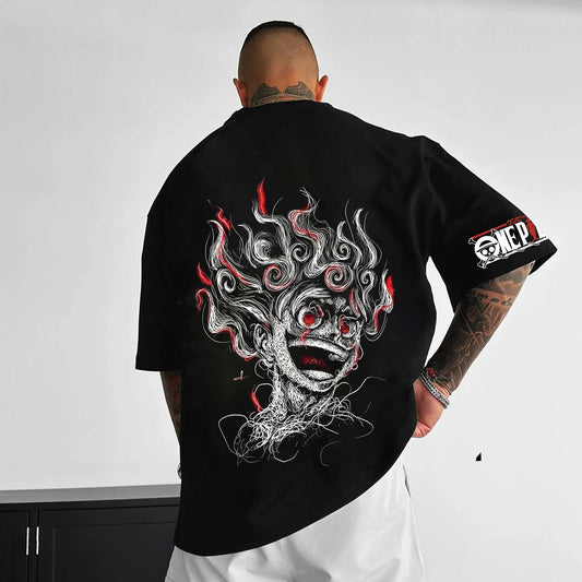 Unisex Anime Inspired Vintage T-Shirt