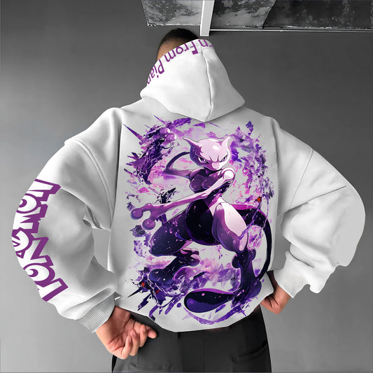 Pokémon Unisex Anime Graphic Streetwear Vintage Hoodie