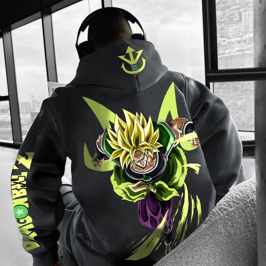 Unisex Anime Print  Casual Oversized Hoodie