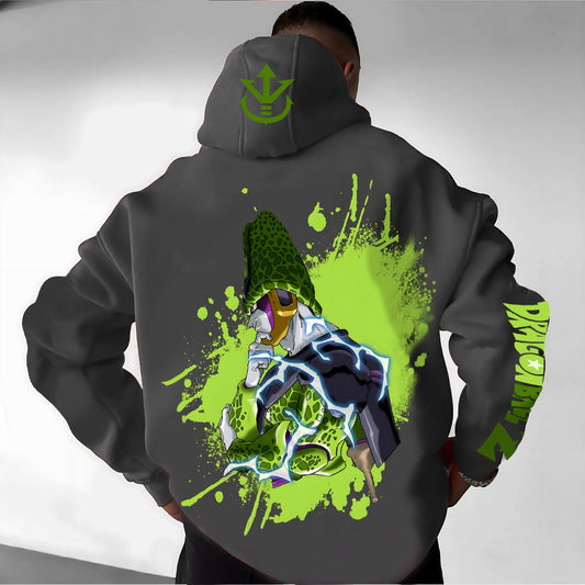 Unisex Anime Print  Casual Oversized Hoodie