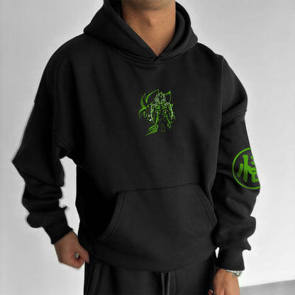Unisex Anime Print  Casual Oversized Hoodie