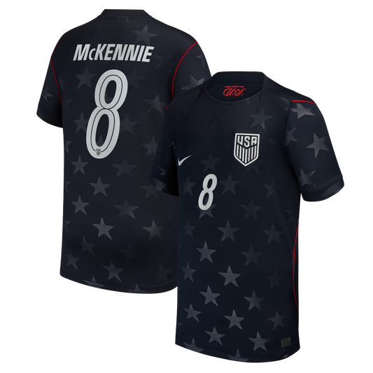 Weston McKennie USMNT Youth 2026 Away Stadium Replica Jersey - Blue