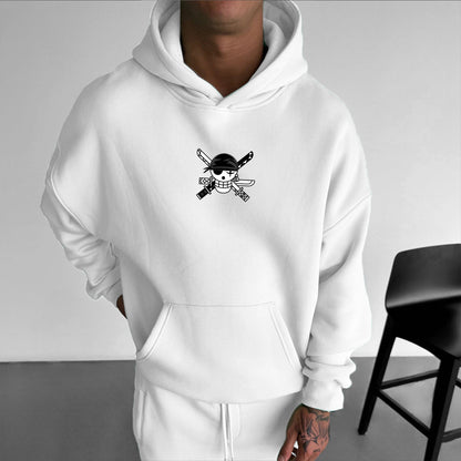 Unisex Oversized Anime Print Hoodie |