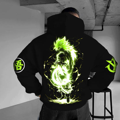 Unisex Anime Graphic Streetwear Vintage Hoodie