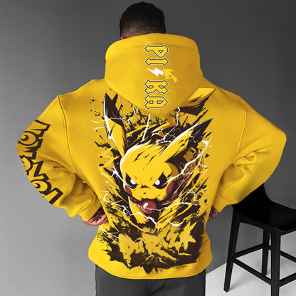 Pokémon Unisex Anime Graphic Streetwear Vintage Hoodie