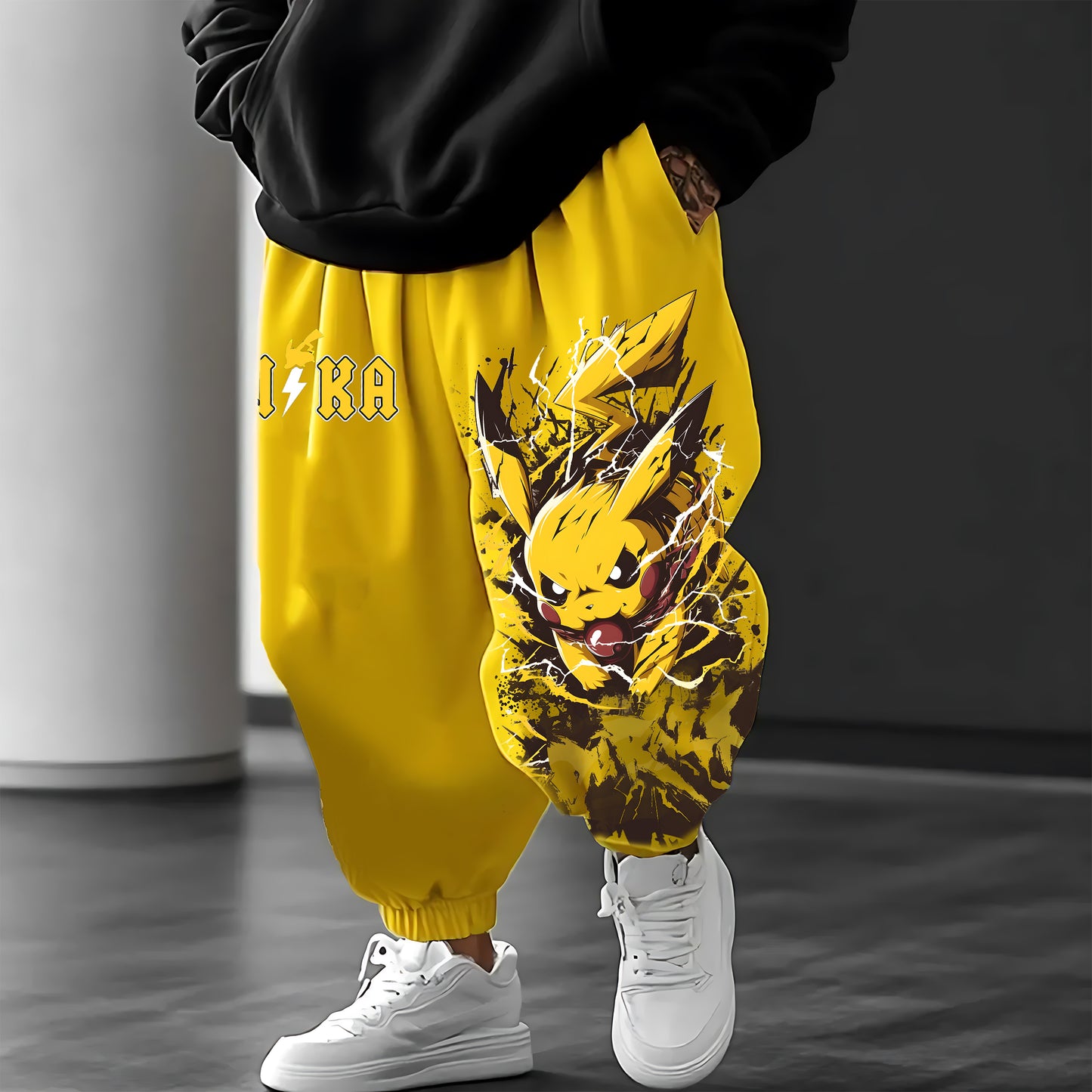 Pokémon Unisex Casual Anime Streetwear Pants