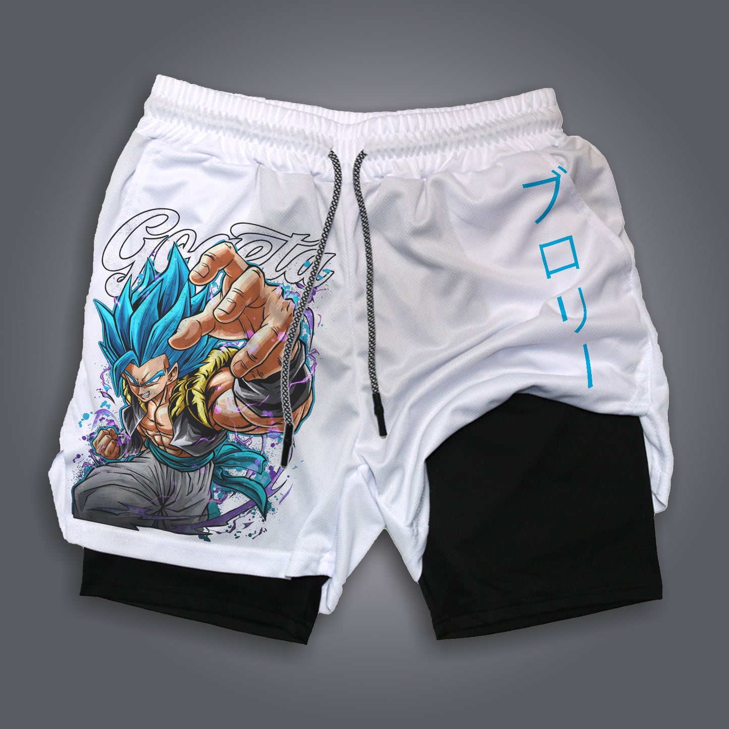 Unisex Anime Print Drawstring   Shorts