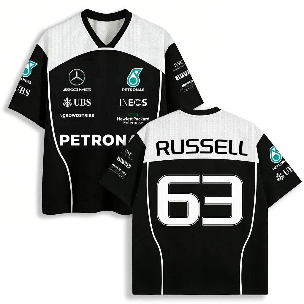 2026 Mercedes F1 George Russell 63 Mesh Jersey