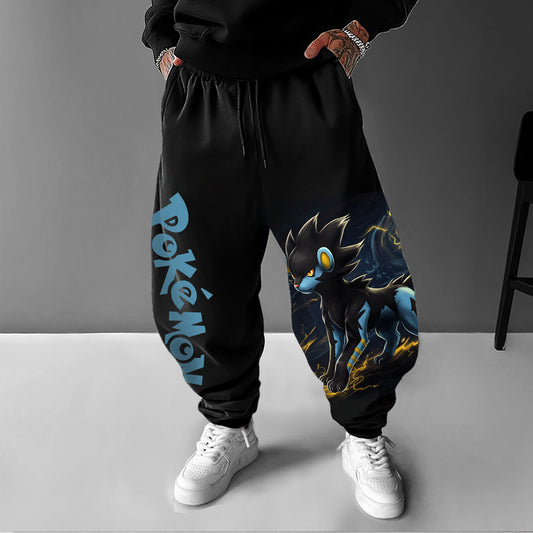 Unisex  “Pokémon” Casual Anime Streetwear Pants