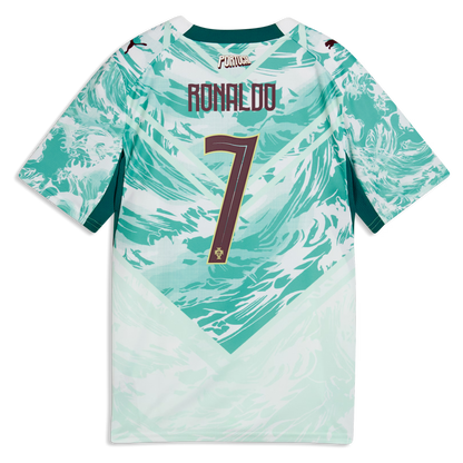 Cristiano Ronaldo Portugal National Team Youth 2026 Away Replica Jersey - White