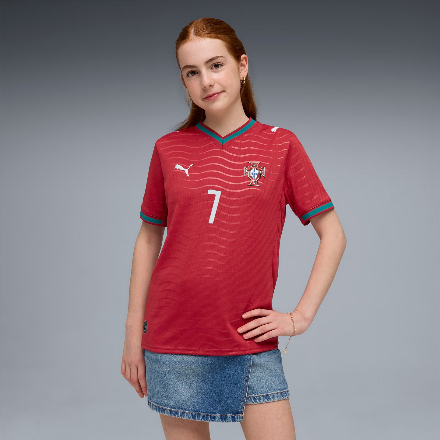 Cristiano Ronaldo Portugal National Team Youth 2026 Home Replica Jersey - Red