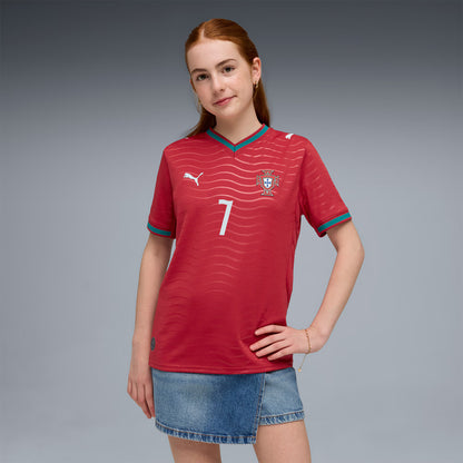 Cristiano Ronaldo Portugal National Team Youth 2026 Home Replica Jersey - Red