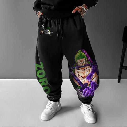 Unisex Anime Printed  Pants丨