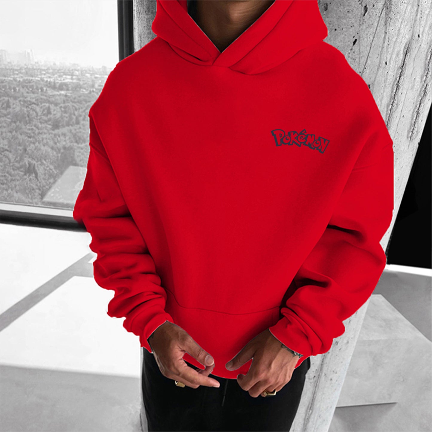 Pokémon Unisex Anime Graphic Streetwear Vintage Hoodie