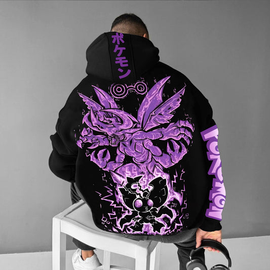 Pokémon Unisex Anime Graphic Streetwear Vintage Hoodie