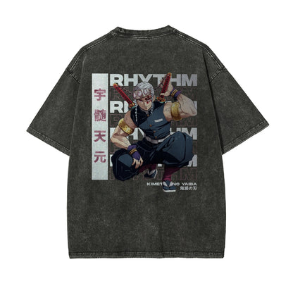 OG Tengen Uzui Vintage Oversized T-Shirt | Demon Slayer