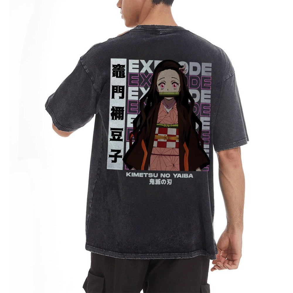 OG Nezuko Kamado Vintage Oversized T-Shirt | Demon Slayer